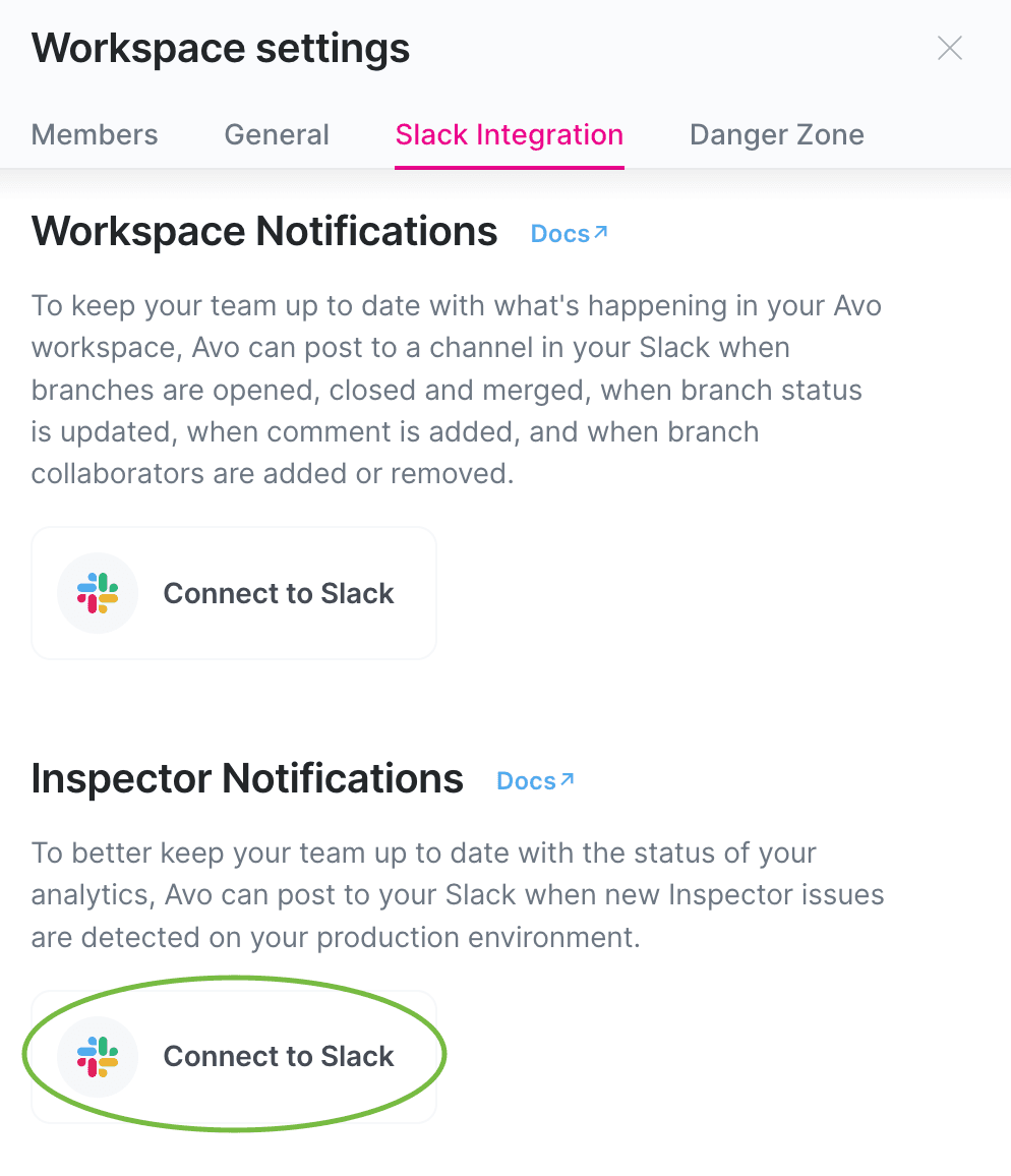 Connect to Slack in the Issues view